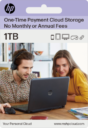 myHPcloud 1TB One-Time Payment Cloud Storage