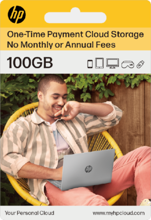 myHPcloud 100GB One-Time Payment Cloud Storage