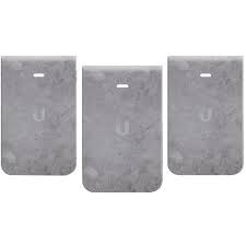 Ubiquiti In‑Wall HD Cover – Concrete (3‑Pack)-IW‑HD‑CT‑3