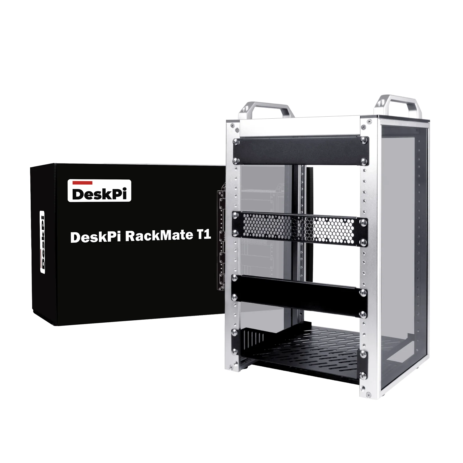 DeskPi RackMate T1 Rack (Silver)