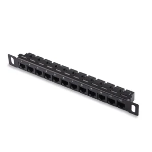 DeskPi 12-Port 0.5U Cat6 Patch Panel