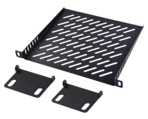 DeskPi 0.5U Server Rack Shelf Vented Rack Mount Cantilever Tray