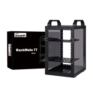 DeskPi RackMate TT Mini Server Cabinet (Black)