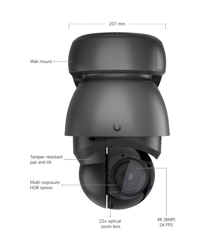 Ubiquiti UniFi G4 PTZ Industrial UVC-G4-PTZ - Image 2