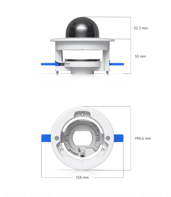G5 Dome Ultra Flush Mount (UACC-G5-Dome-Ultra-FM-SB-W) - Image 3