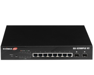 Edimax GS-5208PLG V2 10-Port Gigabit Long Range PoE+ Web Smart Switch